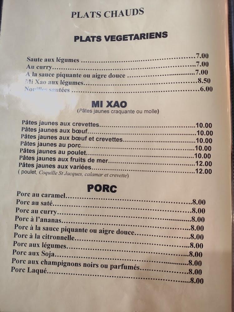 Jade d'Asie - Menu Image 1